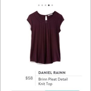 Danielrainn burgundy blouse